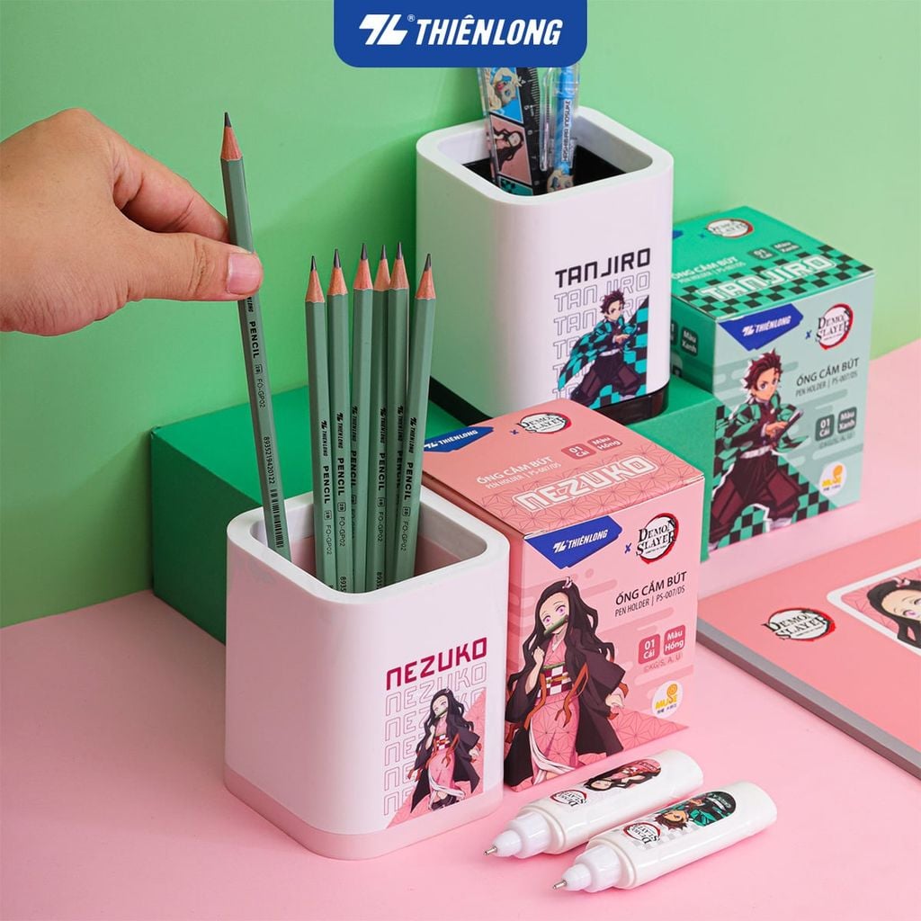 Ống cắm bút Thiên Long PS-007/DS - Phiên bản Demon Slayer