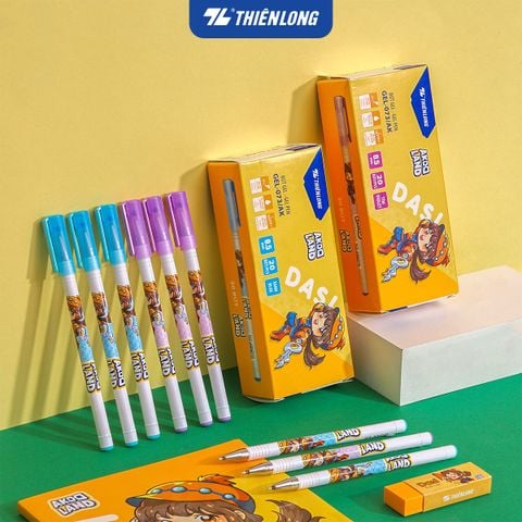 Combo 5/10/20 Bút gel Akooland Dasi Thiên Long GEL-073/AK - Mực khô siêu nhanh