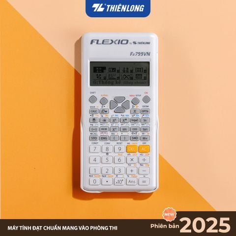Máy tính khoa học Thiên Long Flexio Fx799VN, 4 màu pastel mới, bảo hành 7 năm, 1 đổi 1 trong 1 năm đầu