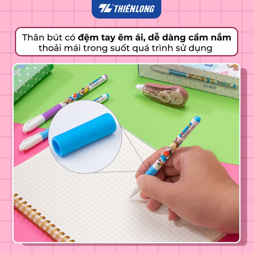 Combo 20 Bút Gel Thiên Long Doraemon GEL-012/DO