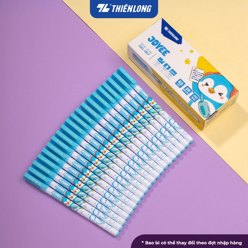 Combo 5/10/20 Bút gel Joyee Thiên Long GEL-067 - Mực khô siêu nhanh