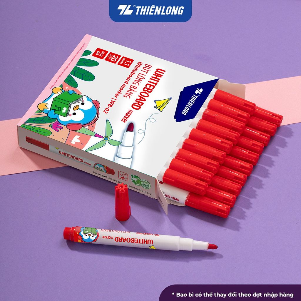 Combo 20 Bút lông bảng Thiên Long WB-02