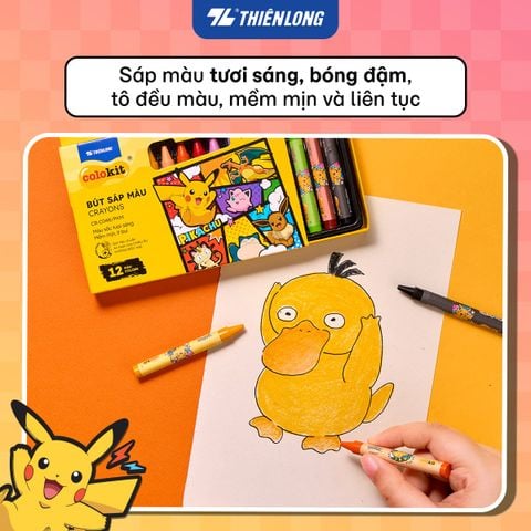 Bộ sưu tập học cụ Thiên Long Pokémon – Set quà tặng hình ảnh Pikachu bản quyền - Mẫu ngẫu nhiên