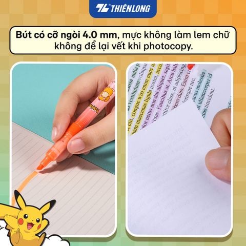Bút dạ quang Thiên Long Free-Ink Pokémon HL-020/PKM