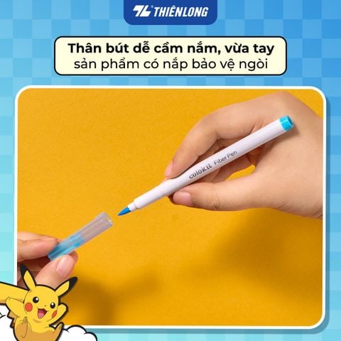 Bút lông 12/24 màu Brush Thiên Long Colokit Classic – Phiên bản Pokémon