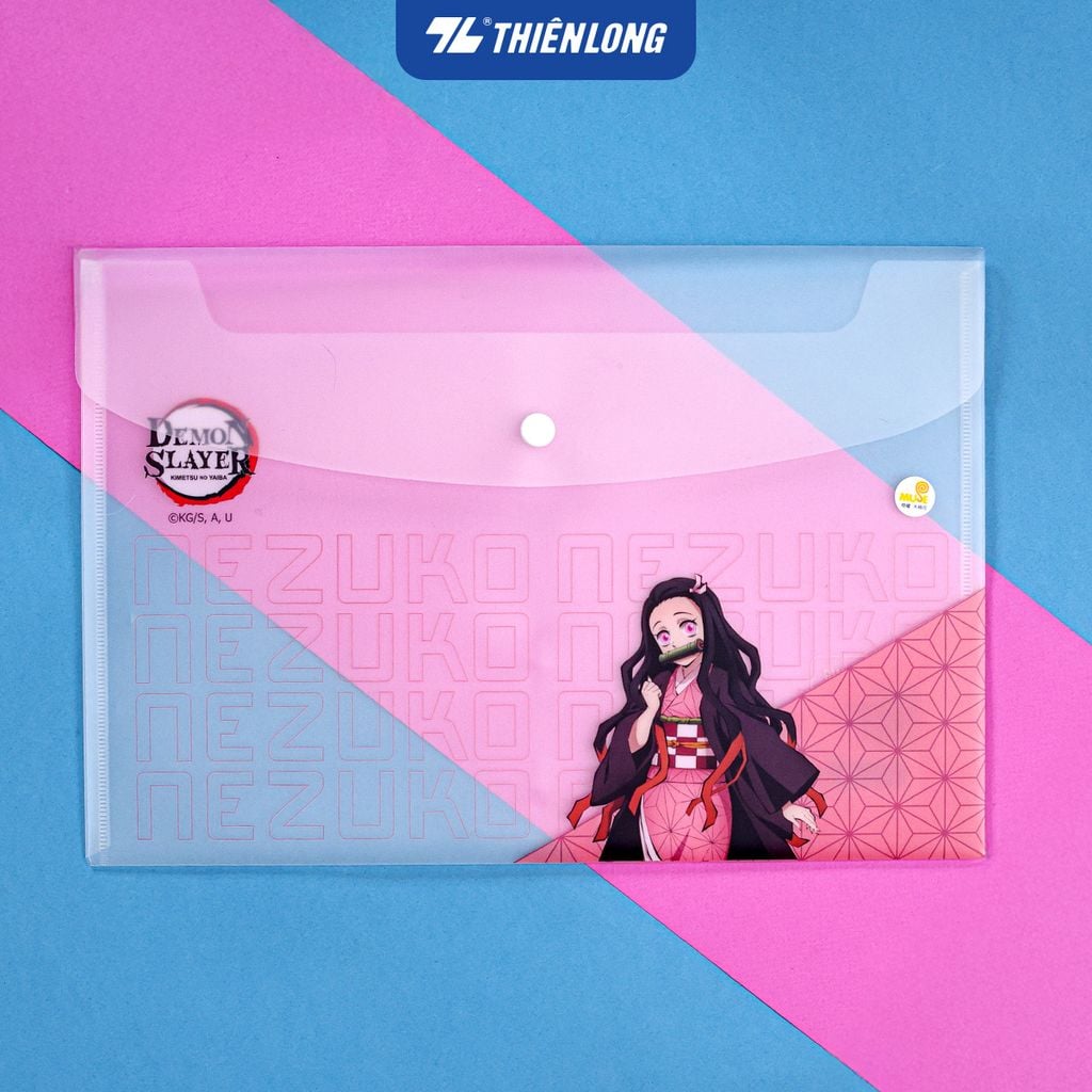 Bìa nút Thiên Long - Bìa tài liệu A4 CBF-008/DS - Phiên bản Demon Slayer