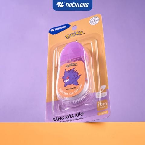 Băng xóa kéo Thiên Long Pokémon CT-012/PKM 5mm x 10m – Khô Nhanh, Che Phủ Tốt