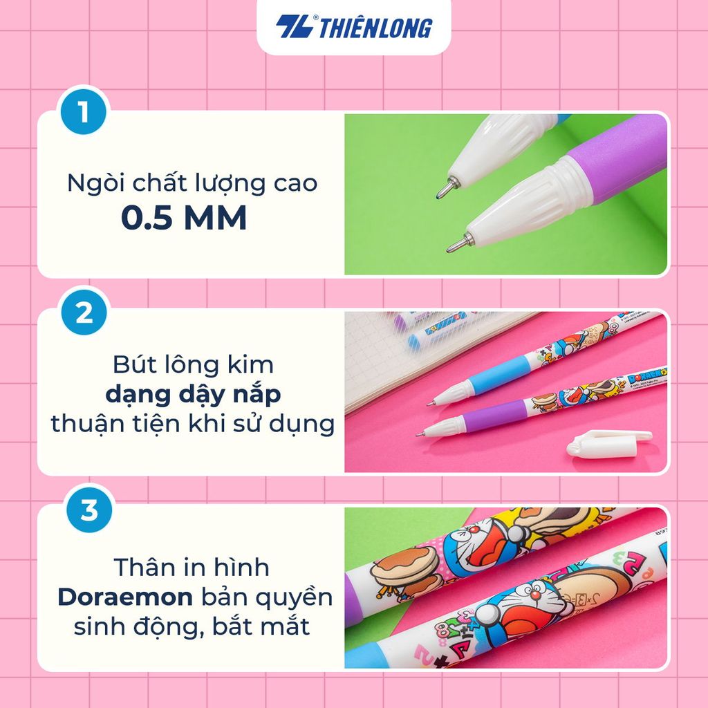 Combo 20 Bút Gel Thiên Long Doraemon GEL-012/DO