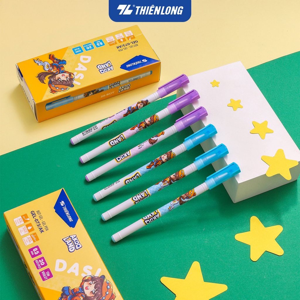 Bút gel Akooland Dasi Thiên Long GEL-073/AK - Mực khô siêu nhanh