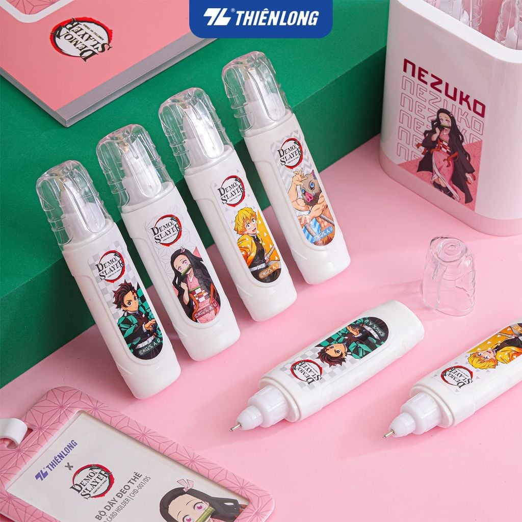 Thiên Long - Bút xóa nước 12ml CP-017/DS - Phiên bản Demon Slayer - Mẫu ngẫu nhiên
