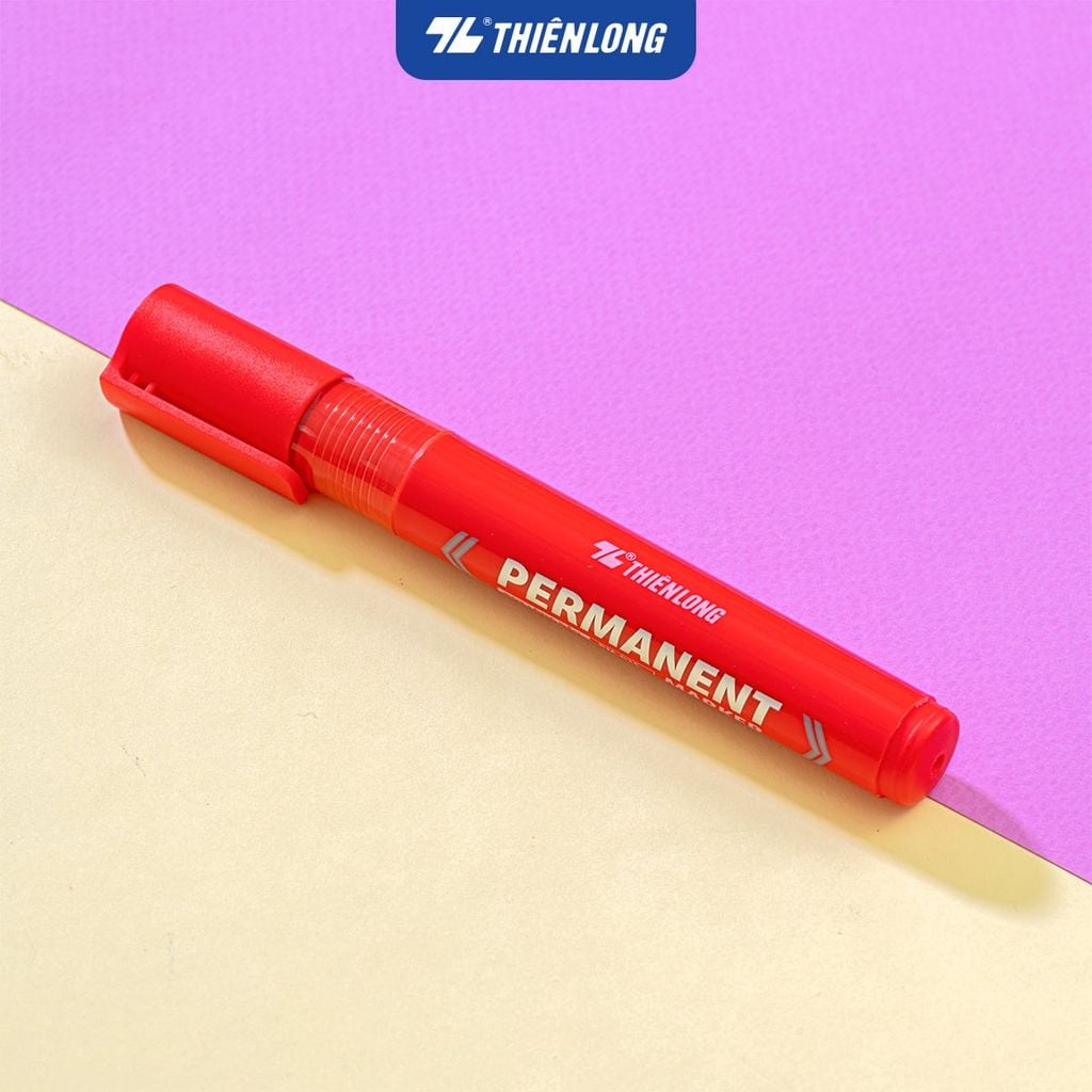 Bút lông dầu - Permanent Marker Thiên Long PM-025 - Bơm mực dễ dàng