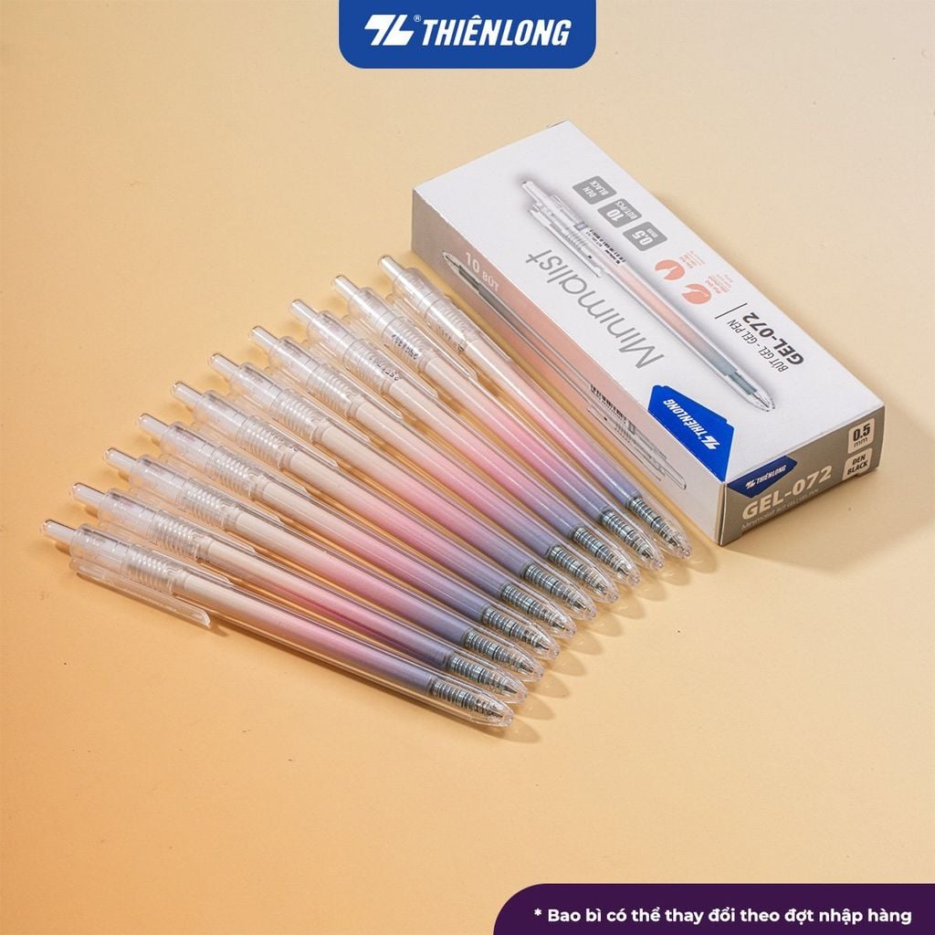 Combo 10 Bút gel Minimalist Thiên Long Gel-072