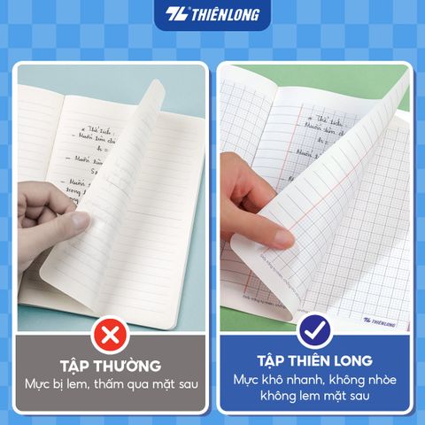 Combo 10 Tập học sinh Thiên Long Strive 96 trang 4 ô ly ngang 2mm 70 gsm TP-NB048 - Mẫu ngẫu nhiên
