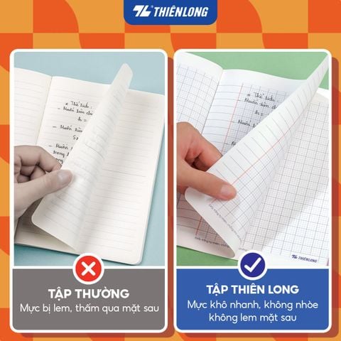 Tập học sinh 96 trang 5 ô ly vuông 100 gsm Điểm 10 TP-NB075 (hình ngẫu nhiên)