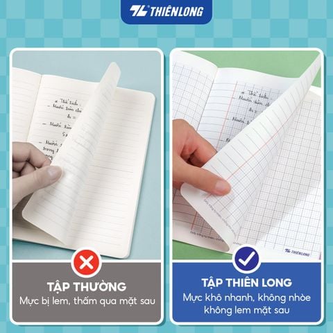 Tập dán gáy 200 trang 4 ô ly ngang 2mm 70 gsm Thiên Long Buddies Travel NB-153 – Mẫu ngẫu nhiên