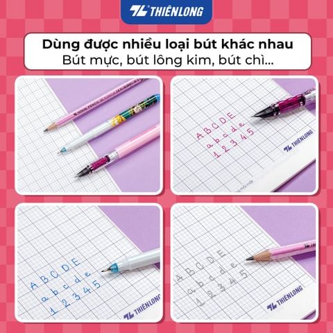 Tập học sinh 120 trang kẻ ngang 7mm 70 gsm Thiên Long Buddies Travel TP-NB104 - Mẫu ngẫu nhiên