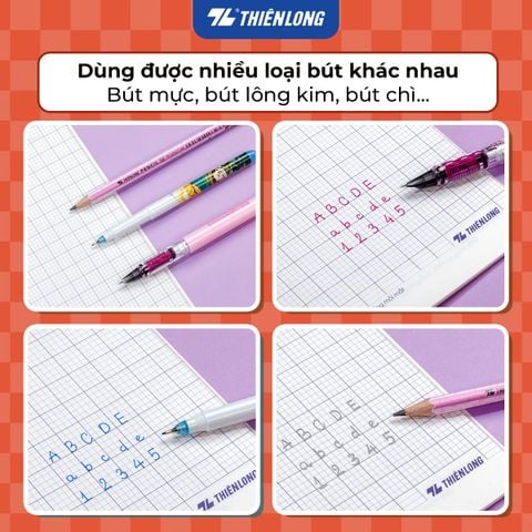 Tập may gáy A4 360 trang kẻ ngang 7mm 60 gsm Thiên Long NB-154 – Mẫu ngẫu nhiên