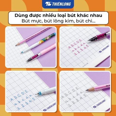 Tập học sinh 120 trang dòng kẻ ngang 60 gsm Thiên Long NB-096 (hình ngẫu nhiên)