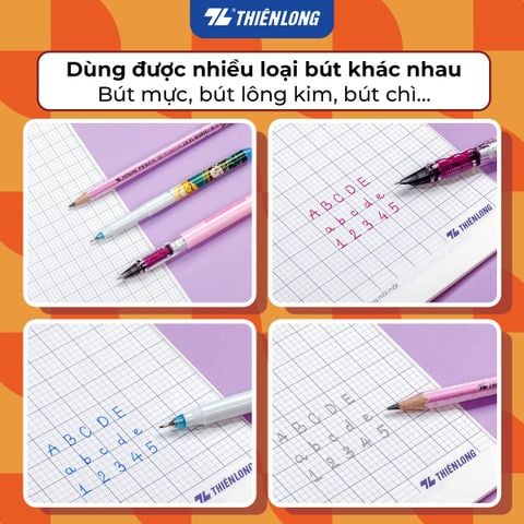 Tập học sinh 96 trang 5 ô ly vuông 100 gsm Điểm 10 TP-NB075 (hình ngẫu nhiên)