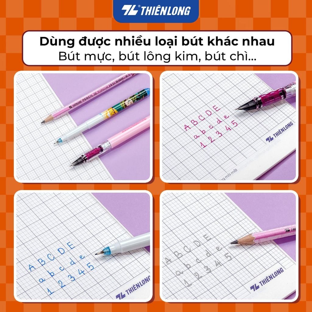 Tập học sinh Thiên Long 200 trang kẻ ngang 7mm 60gsm - Mẫu ngẫu nhiên