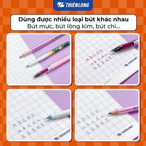 Tập học sinh Thiên Long 200 trang kẻ ngang 7mm 60gsm NB-140 - Mẫu ngẫu nhiên
