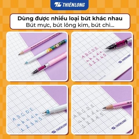 Tập chống lóa 200 trang kẻ ngang 7mm 70 gsm Thiên Long Joyee NB-143 - Mẫu ngẫu nhiên