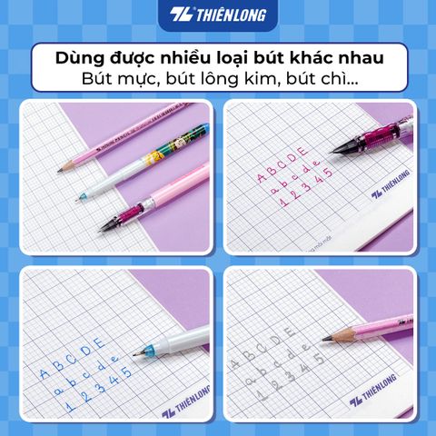 Combo 10 Tập học sinh Thiên Long Strive 96 trang 4 ô ly ngang 2mm 70 gsm TP-NB048 - Mẫu ngẫu nhiên