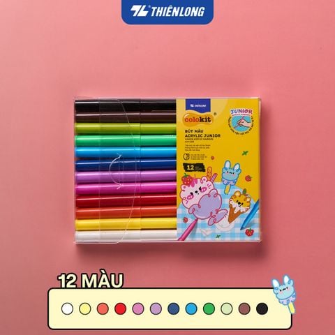 Bút 12/24/36 màu Acrylic Thiên Long Colokit Junior