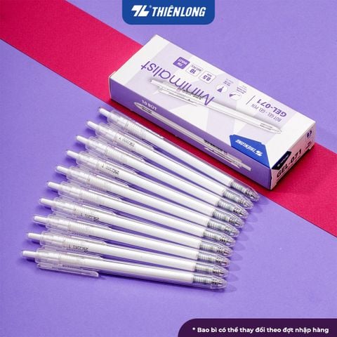 Combo 10 Bút gel Minimalist Thiên Long Gel-071