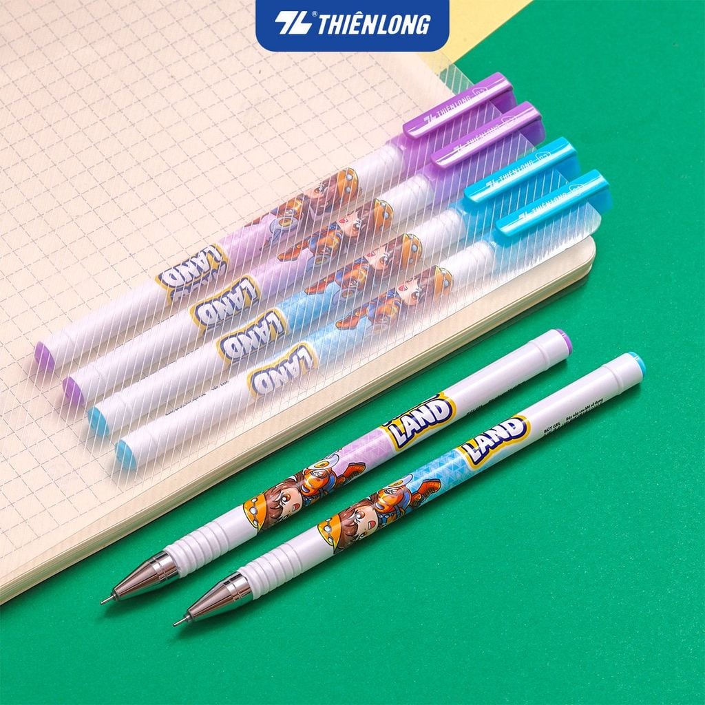 Combo 5/10/20 Bút gel Akooland Dasi Thiên Long GEL-073/AK - Mực khô siêu nhanh