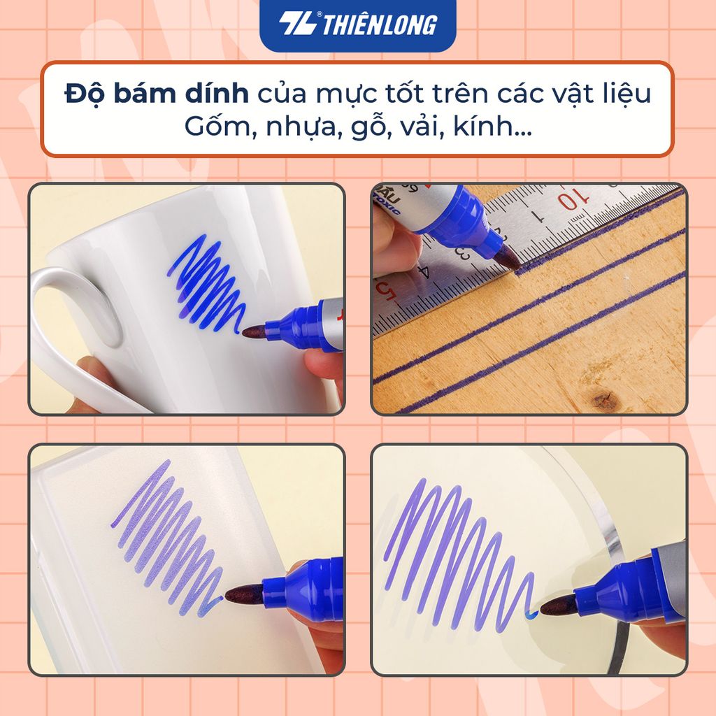 Bút lông dầu Thiên Long PM-07