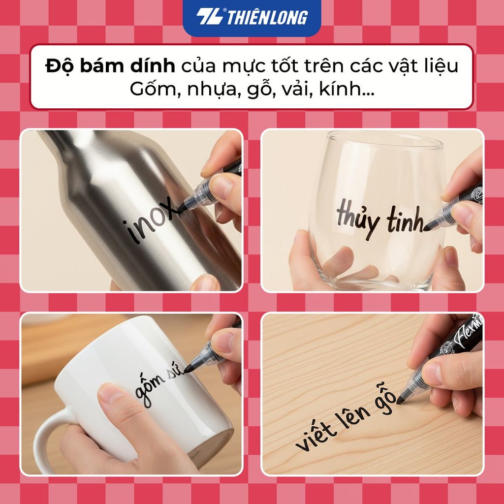 Combo Bút lông dầu Flexoffice Flex Marker FO-PM014/XK - Hàng xuất khẩu