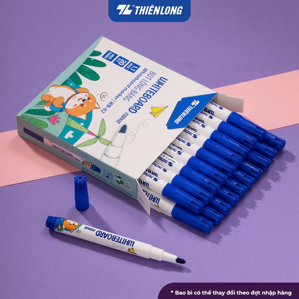Combo 20 Bút lông bảng Thiên Long WB-02