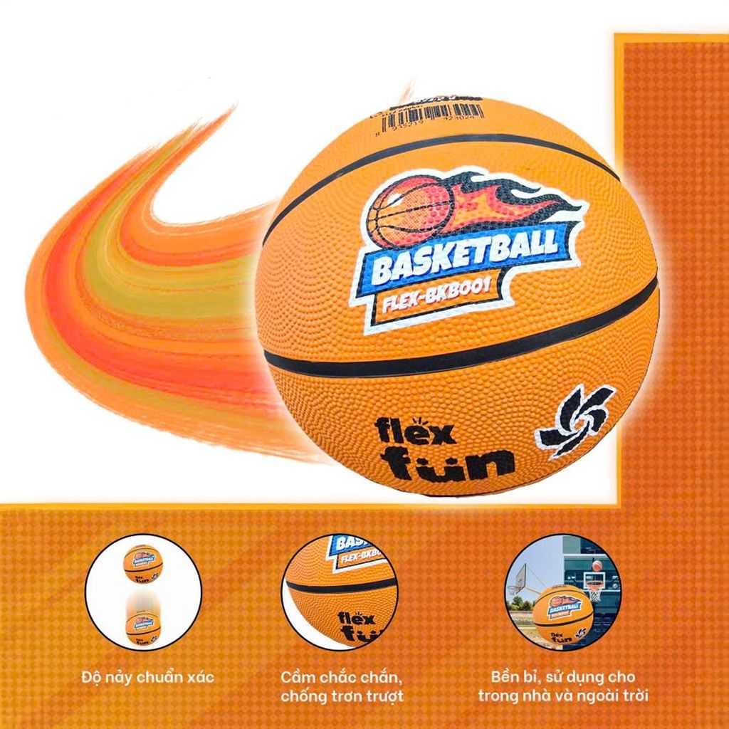Banh bóng rổ size 5 FLEX-BKB001