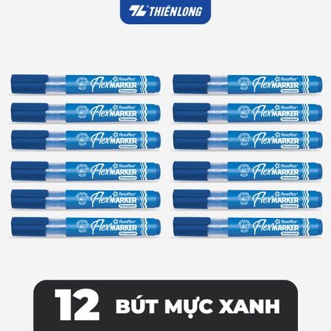 Combo Bút lông dầu Flexoffice Flex Marker FO-PM014/XK - Hàng xuất khẩu