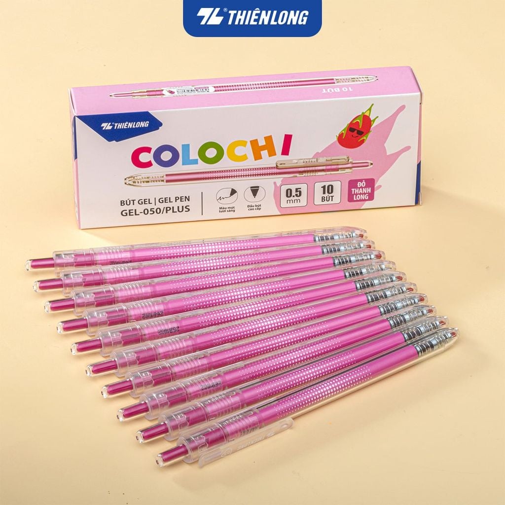 Bút gel Colochi Thiên Long Gel-050 PLUS