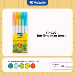 Bút lông 5 màu Blooming Morandi đầu Brush Thiên Long Colokit FP-C021
