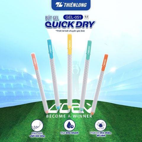 Bút Gel Thiên Long GOAL GEL-051 Quick Dry – 0.5mm