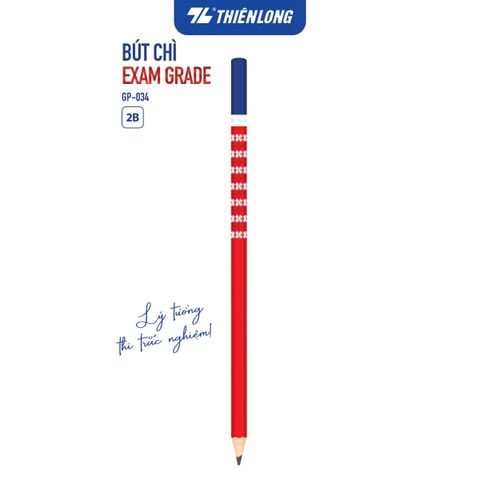 Bút chì gỗ Thiên Long Signature/Coach/Exam Grade 2B – Viết Êm, Nét Đậm, Thiết Kế Trẻ Trung