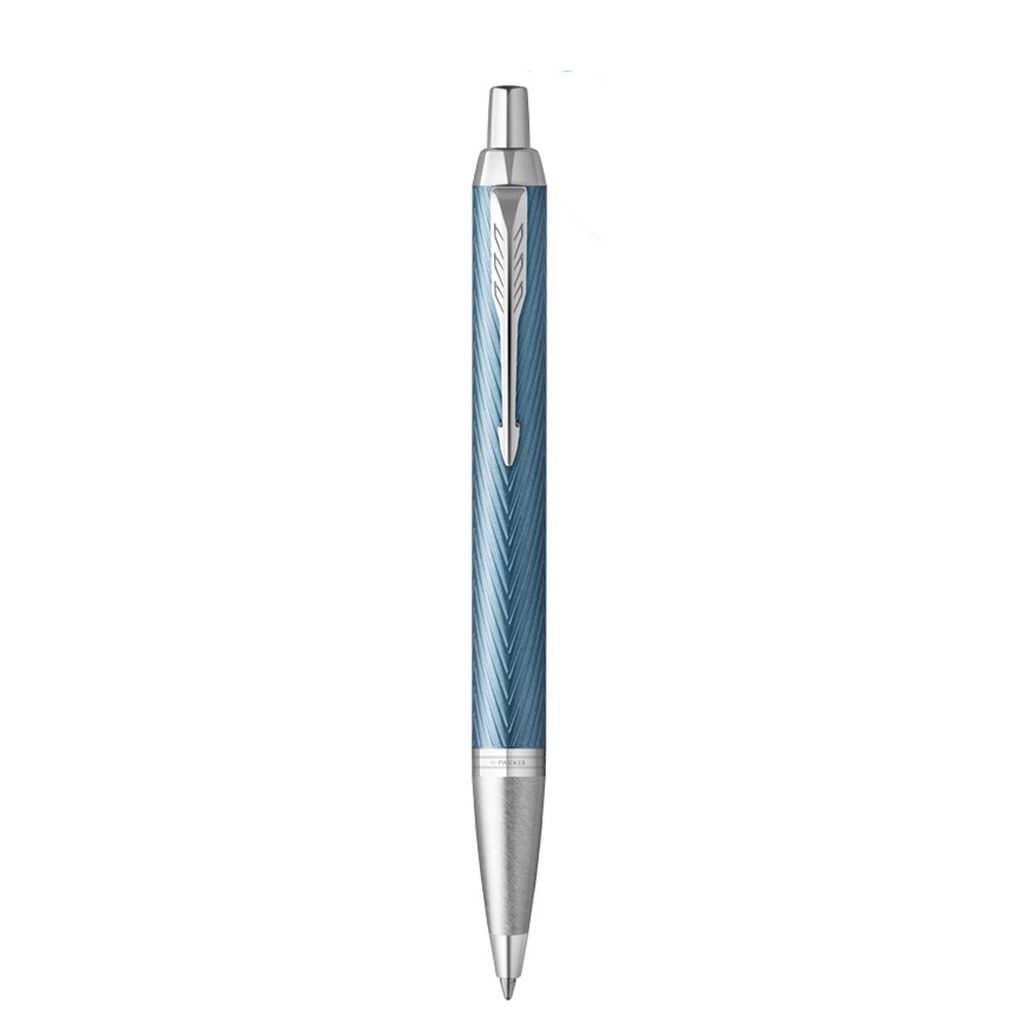 Bút bi cao cấp Parker IM PRM X-Blue Grey CT GB-2143645 - Thép không gỉ
