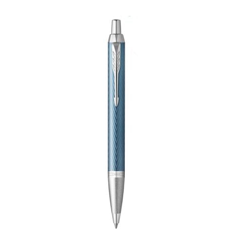 Bút bi cao cấp Parker IM PRM X-Blue Grey CT GB-2143645 - Thép không gỉ