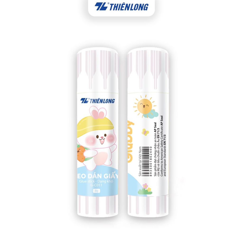 Keo dán - Keo khô Thiên Long Colokit G-C011 màu trắng trong suốt, độ kết dính cao, không độc hại - Mẫu ngẫu nhiên