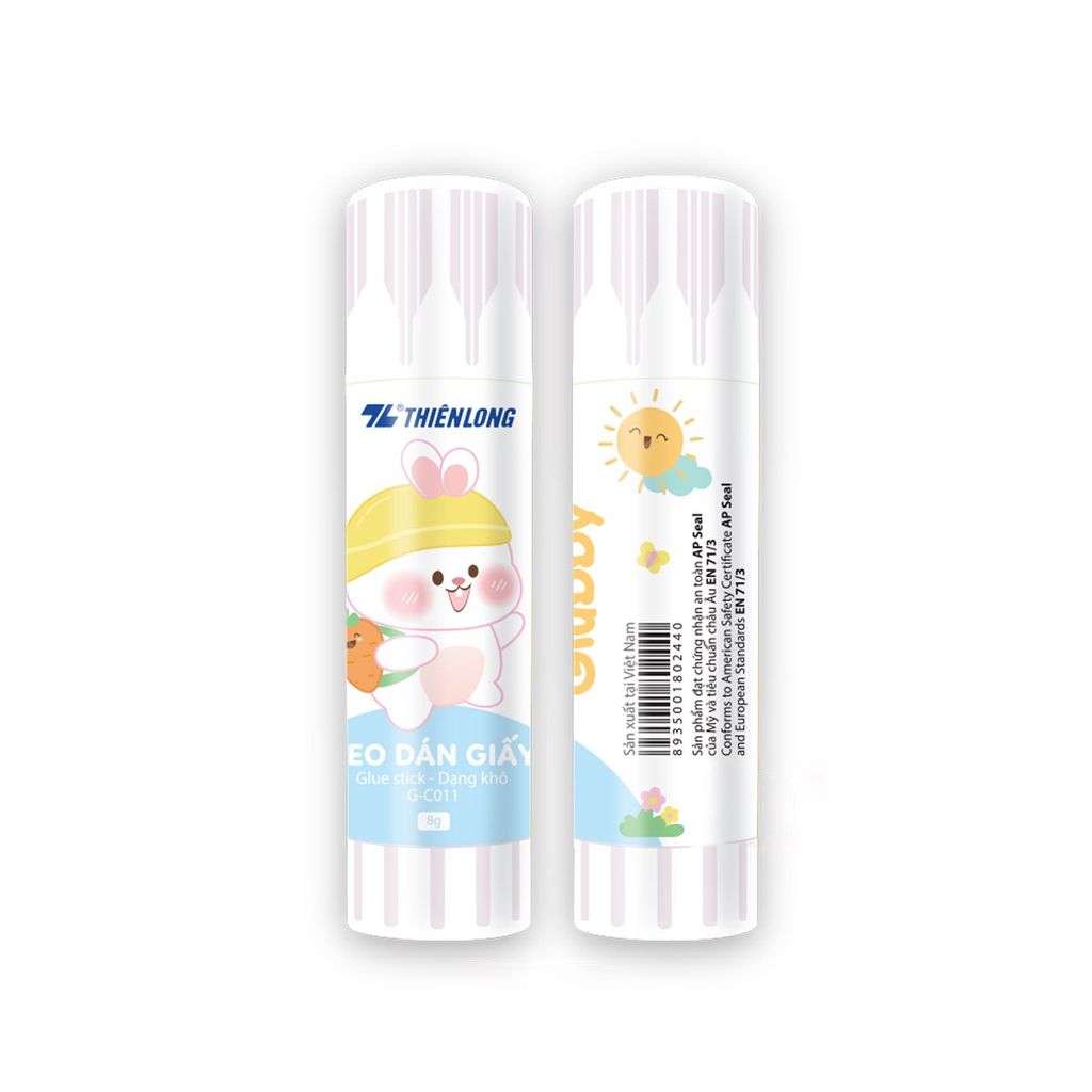 Keo dán - Keo khô Thiên Long Colokit G-C011 màu trắng trong suốt, độ kết dính cao, không độc hại - Mẫu ngẫu nhiên