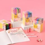 Bút lông 48/60/72 màu đầu Cone Tip/ Brush Thiên Long Colokit Fiber Pen BabyGon – Bộ bút lông màu nhiều màu sắc