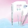  Bút bi Thiên Long TL-107 0.5mm 4 màu thân thời trang - Mực Xanh 