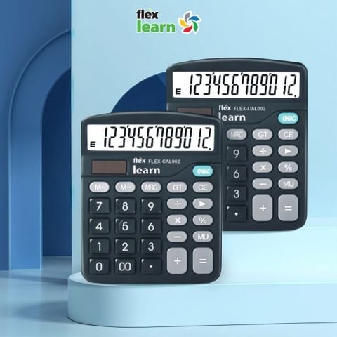 Máy Tính Tiền Số Chống Trượt FLEX -Máy Tính Cầm Tay Số Lớn Bấm Dễ Dàng Tiện Lợi Dùng Trong Văn Phòng FLEX-CAL002