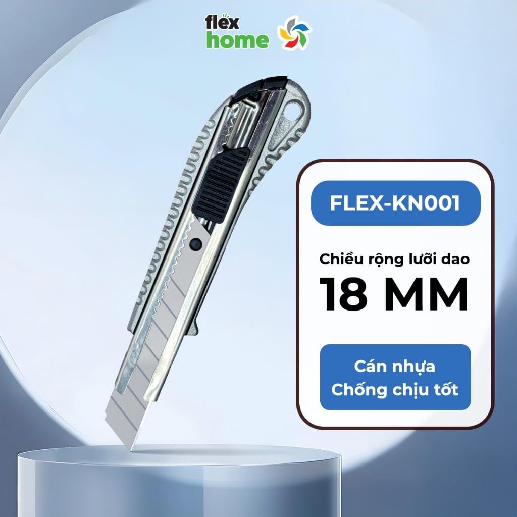 Dao rọc giấy cao cấp Flex Home KN001 - 18mm