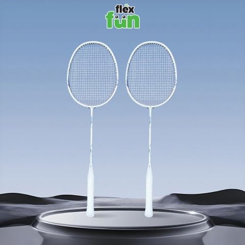 Bộ 2 Vợt Cầu Lông Flex Fun - Vợt đánh cầu lông căng sẵn siêu nhẹ, dành cho học sinh, người mới bắt đầu chơi FLEX-BMR003