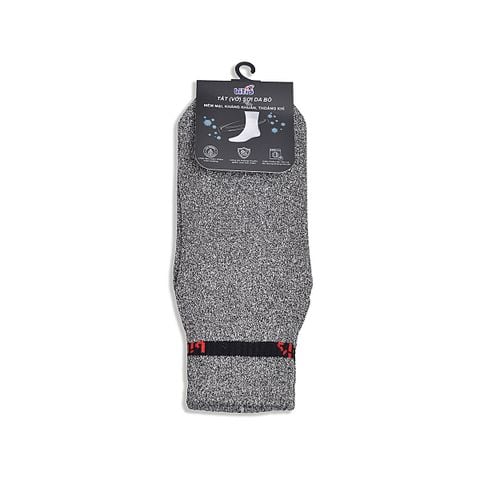  Vớ Biti's Sợi Da Bò Nam Màu Xám ASMG00250XAM 