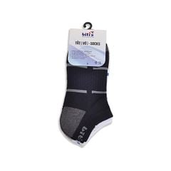  Combo 2 Vớ Biti's Màu Trắng Đen ASMG00260DEN 